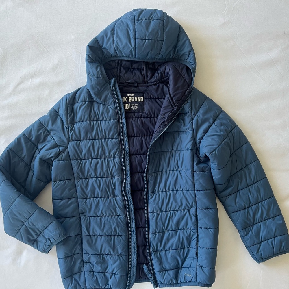 Kids Blue Puffer Jacket